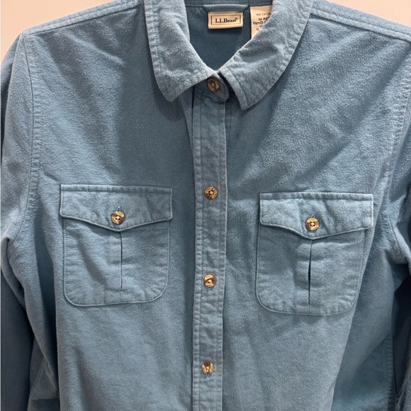L.L. Bean chamois Button-Down Shirt M - Picture 3 of 5